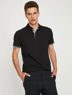  Polo Neck T-Shirt Black 