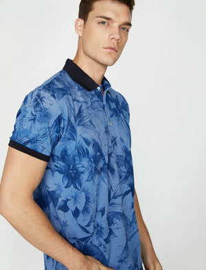  Polo Neck T-Shirt Blue 