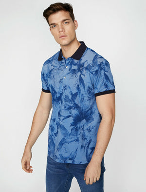  Polo Neck T-Shirt Blue 