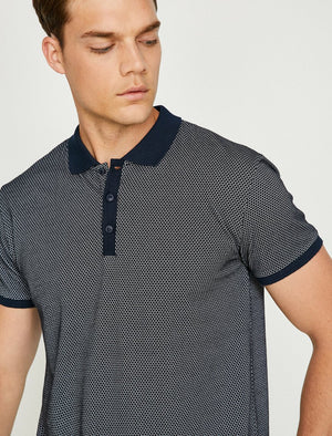  Polo Neck T-Shirt Navy 