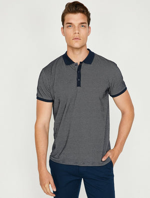  Polo Neck T-Shirt Navy 
