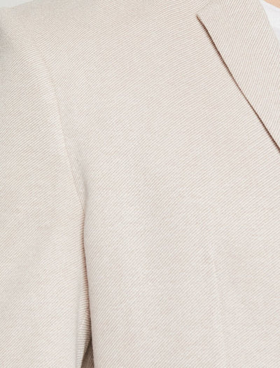 17539 Beige Button Detailed Jacket