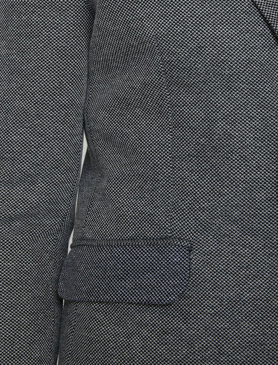 17533 Black Pocket Detailed Elbow Patched Blazer