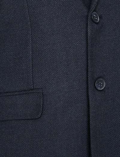 17526 Navy Button Detailed Jacket