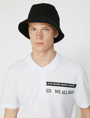  Polo Neck T-Shirt White 