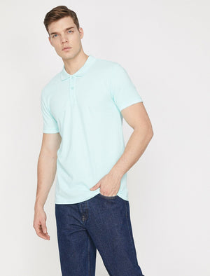  Polo Neck T-Shirt Blue 