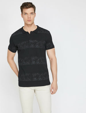  Polo Neck T-Shirt Black 