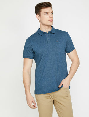  Polo Neck T-Shirt Navy 
