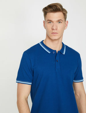  Polo Neck T-Shirt Sax 