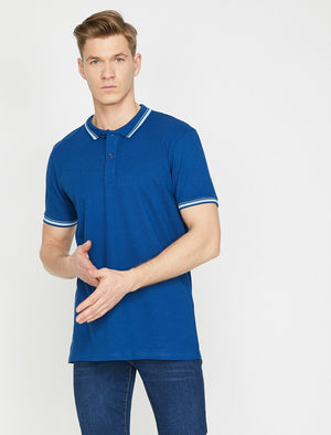  Polo Neck T-Shirt Sax 