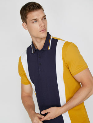  Polo Neck T-Shirt Mustard 