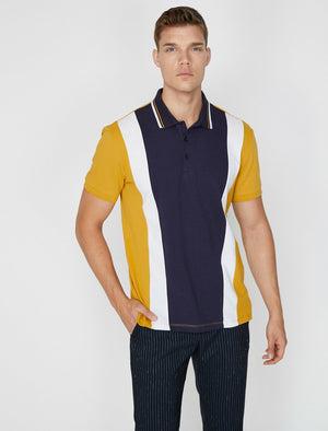  Polo Neck T-Shirt Mustard 