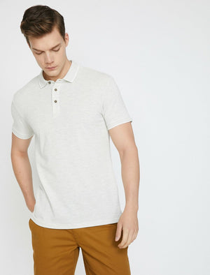  Polo Neck T-Shirt Grey 