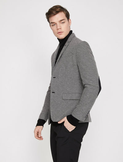  Classic Neck Jacket Anthracite 