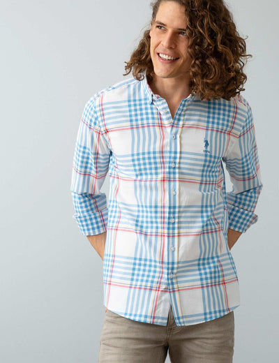 17660 Indigo US POLO ASSN Cotton Shirt