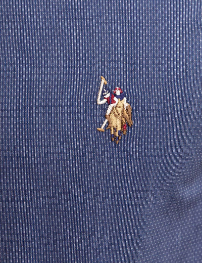 17693 Navy Blue US POLO ASSN Cotton Shirt