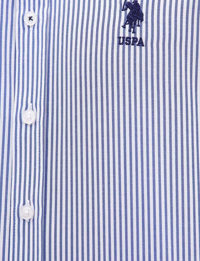 17616 Navy US POLO ASSN Striped Shirt