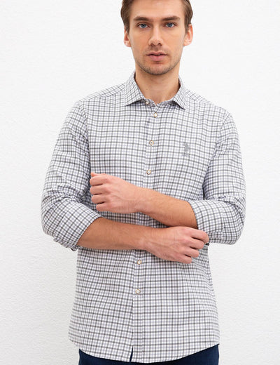 17680 Grey US POLO ASSN Cotton Shirt