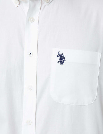 17695 White US POLO ASSN Cotton Shirt