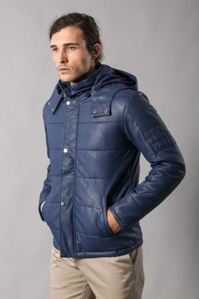 15664-blue-hooded-leather-look-jacket