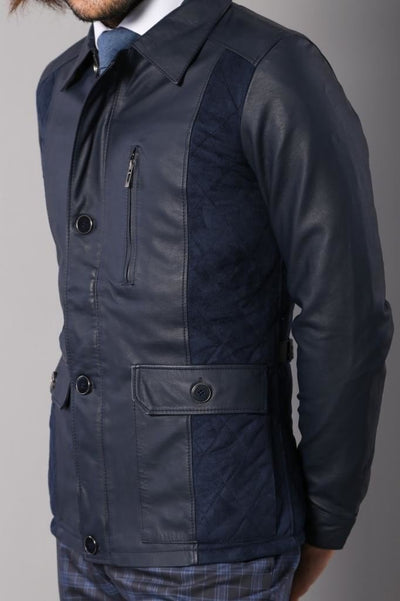 15595-navy-blue-faux-leather-jacket