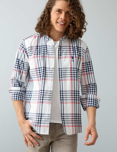 17642 Navy Blue US POLO ASSN Cotton Shirt