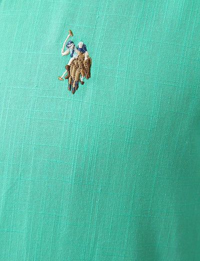 17664 Mint US POLO ASSN Cotton Shirt