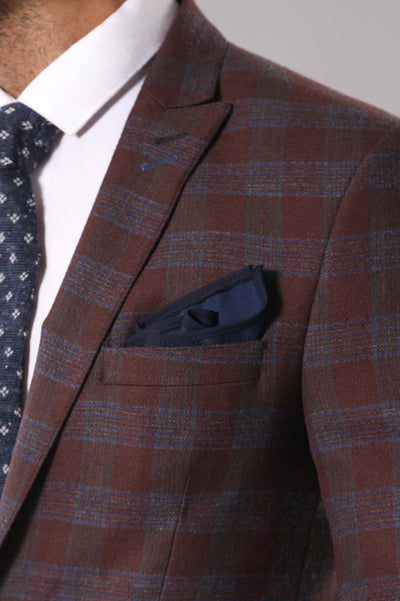 4659 Brown Check Blazer