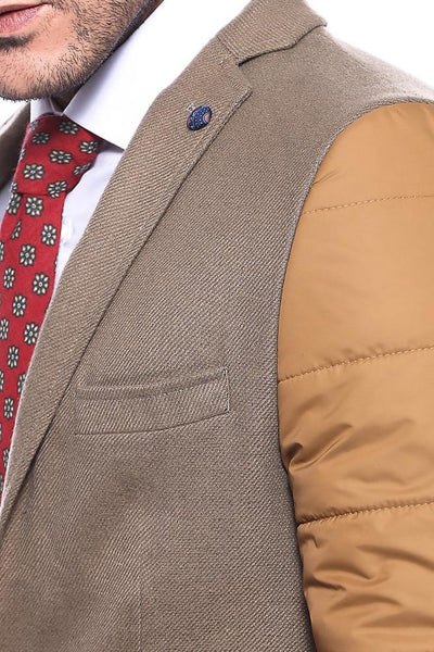 4654 Beige Cashmere Blazer