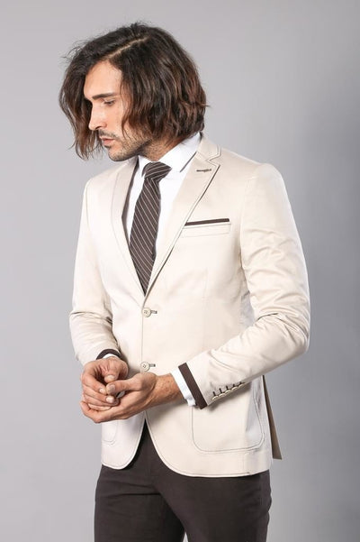 4669 Grey Slim Fit Blazer